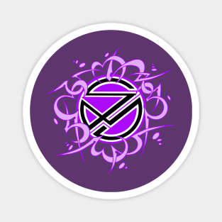 Sinister Motives tribal purple Magnet